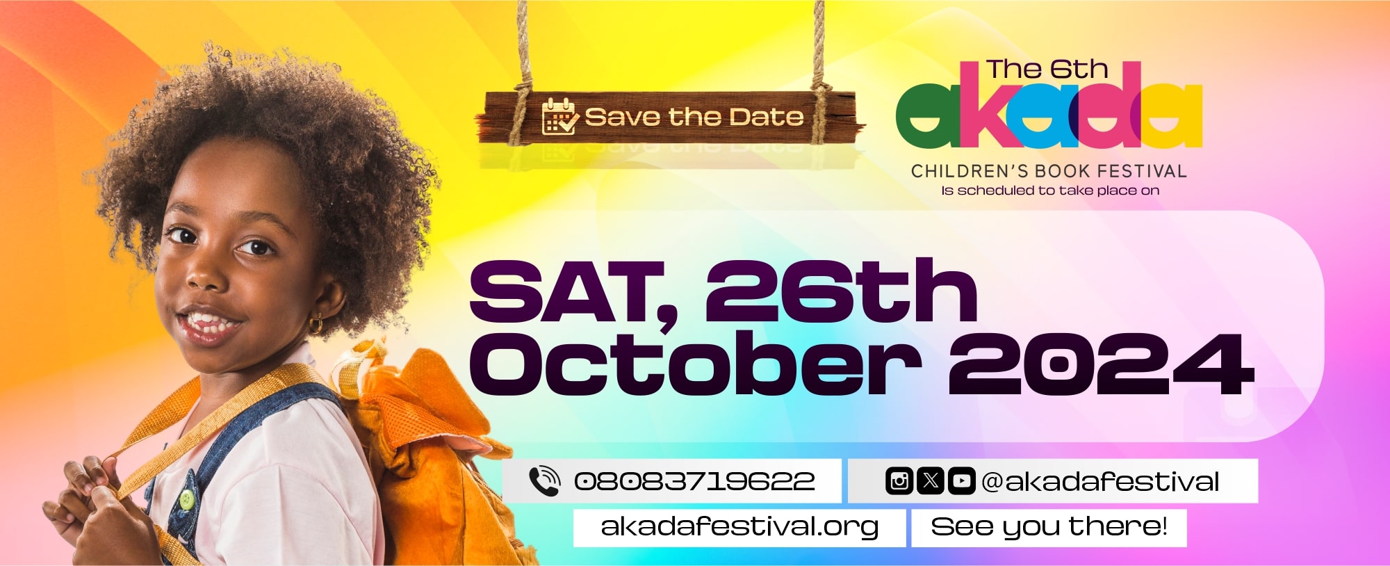 Save The Date - The 6th Akada Children's Book Festival